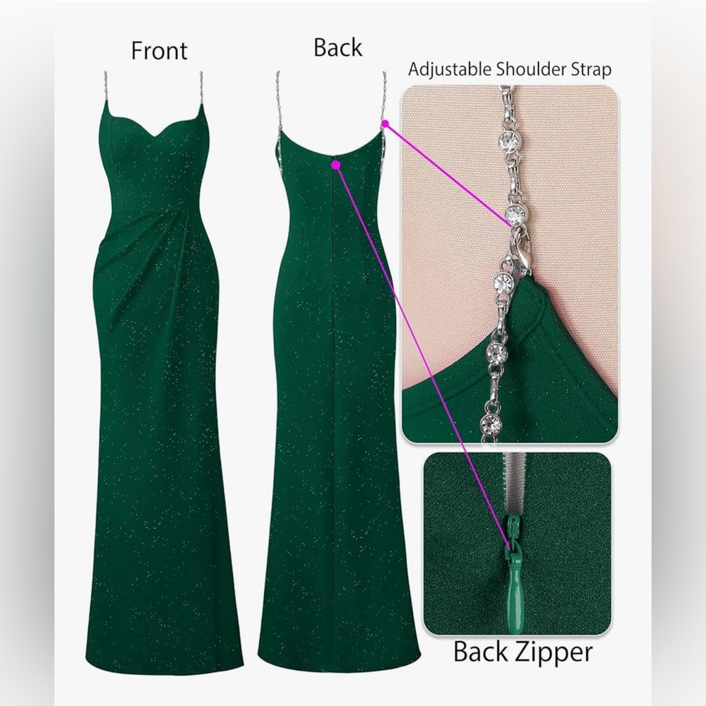 💚Elegant Green Evening Gown💚Box4